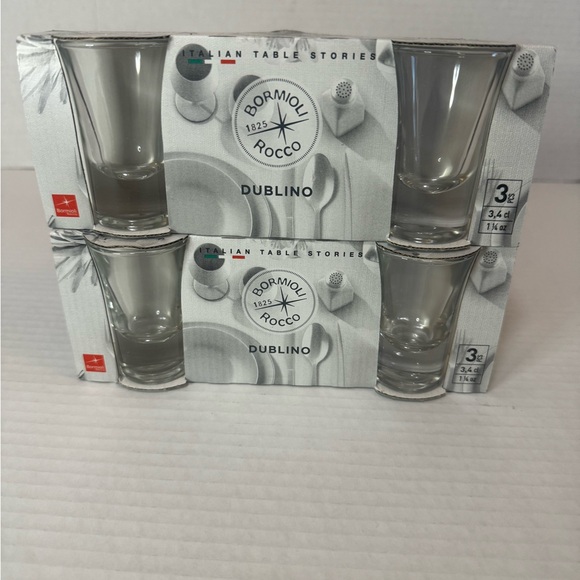 Bormioli Rocco Dublino 6 shot glasses - Picture 1 of 3